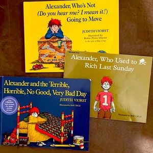 3 books bundle Alexander series. All boys’ and girls’ favorite books (5-9 year)